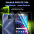 [2+2 Pack Screen Protector for BLU View 3 (B140DL) and Camera Lens Protector - Tempered Glass,Anti-fingerprint,Shatter Proof,HD Clarity...