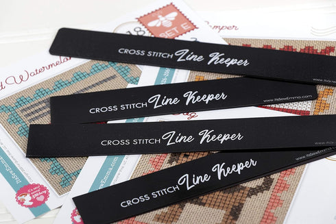 It's Sew Emma Cross Stitch Line Keeper, White...