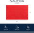 Nautica 100% Cotton Kitchen Towels Set of 3 | 18" X 28" Super Absorbent Reusable Cleaning Cloths, Tea Towels, Hand Towels for Drying Dishes | Red ...