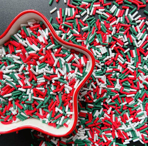 EHOPE 50g Fake Sprinkles Resin Sprinkles Fake Candy Sprinkles Clay Sprinkles Polymer Sprinkles Polymer Clay Slices for Nail Art DIY Crafts Cake Ph...