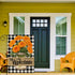 Marigolds Garden Flag for Outside Buffalo Plaid Check Welcome Flags Small 12x18 Inch Double Sided Yard Flag for Spring Summer Winter Home House Ou...
