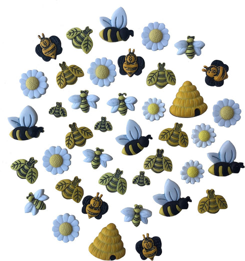Buttons Galore Christmas Lights Super Value Pack Craft Buttons, Yellow 50 Pack...