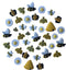 Buttons Galore Christmas Lights Super Value Pack Craft Buttons, Yellow 50 Pack...