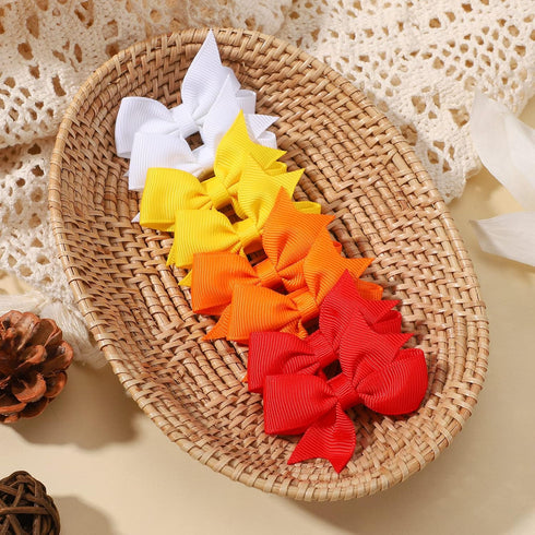 40PCS 2 Inch Baby Hair Bows Clips for Girls Grosgrain Ribbon Fully Lined Infant Hair Clips Accessories for Baby Girls Newborns Toddler in Pairs...