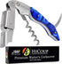 Hicoup Wine Opener - Professional Corkscrews for Wine Bottles w/Foil Cutter and Cap Remover - Manual Wine Key for Servers, Waiters, Bartenders and...