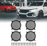 X AUTOHAUX 4pcs Grill Cover 8 Inch Mesh Protector Car Speaker Cover Woofer Subwoofer Grill...