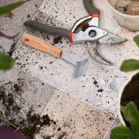 GANAZONO Fruit Tree Grafting Tool Bark Spud Debarking Tool Log Peeler Draw Shave Knife Garden Fruit Tree Bark Removal 2pcs Stripping Cutting Tool ...