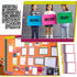92 Pcs Science Fair Board Supplies 60 Trim Scalloped Bulletin Borders 18 Presentation Subtitles 6 Project Titles 8 Letter Sticker for Classroom Di...