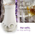 Glade PlugIns Scented Oil Refill Lavender & Vanilla, Essential Oil Infused Wall Plug In, Up to 100 Days of Continuous Fragrance, 1.34 oz, Pack of ...