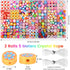 Pizooro 420PCS Polymer Clay Beads Bracelet Making Kit,28 Styles Cute Heart Fruit Mushrom Clay Beads Charms for Jewelry Necklace Earring Making,DIY...