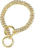 Gold Chain Dog Collar Link Dog Chain Metal Dog Chain Collars Dog Link Collar for Small Medium Large Dogs (14 Inch)...