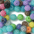 UR URLIFEHALL 50 Pcs Chunky Resin Rhinestone Beads Round Disco Ball Beads 20mm Bubblegum Beads Berry Beads for Making Supplies...