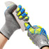 Level 7 Cut Resistant Gloves, Safety Work Gloves for Men Women, Impact Gloves with TPR Protection, ANSI Level A7 Protection, Touch Screen Mechanic...
