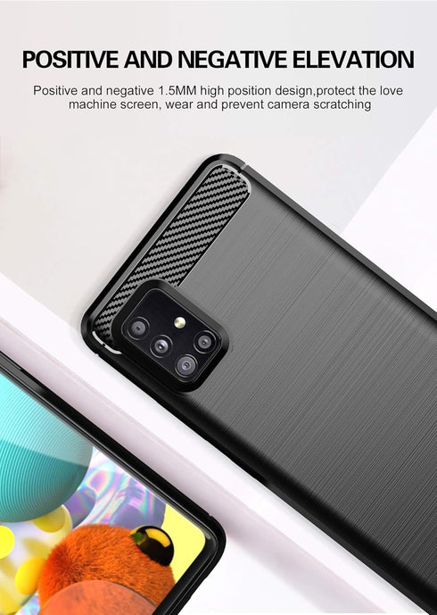Samsung A51 5G case,Galaxy A51 5G case with HD Screen Protector, Soft TPU Slim Fashion Non-Slip Protective Phone Case Cover for Samsung Galaxy A51...