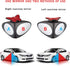 TOMALL 2 in 1 Car Blind Spot Mirror 360 Rotation Adjustable HD Glass Wide Angle Convex Rear View Mirror Blind Spot for Front/Rear wheels Observati...
