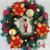 Sawowkuya 15 Pcs Red Gold Poinsettia Artificial Flowers Glitter Artificial Christmas Flowers Decorations with Clips for Xmas Tree Ornaments Weddin...