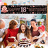 Pimvimcim 18th Birthday Decorations for Girls, Happy 18th Birthday Banner Rose Gold and Black 18 Year Old Birthday Decorations Party Supplies (9.8...