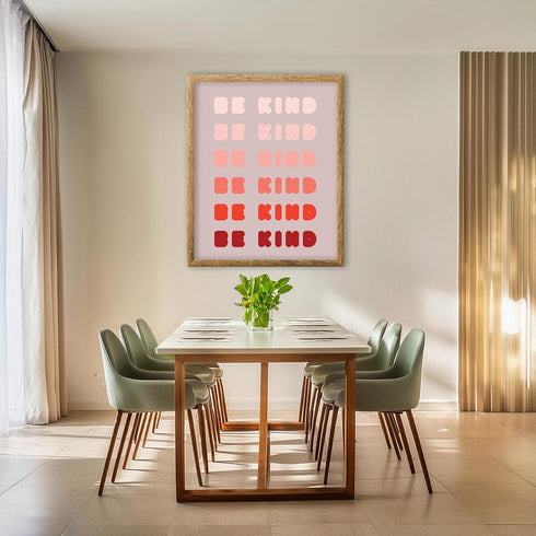 Posterizer 1 pcs-Be kind-positive encouraging daily reminder-Motivational & Inspirational Art-Gift for Daughter, Son, Kids-Decor for Home & Office...