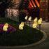 Garden Solar Light Outdoor Decor, Resin Owl Solar LED Light with Stake, Animal Waterproof Light for Flower Fence Lawn Passage Walkway Courtyard Pa...