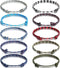 20 Pieces Nautical Braided Rope Bracelet Handmade Navy Rope Cord Bracelet Adjustable String Wave Bracelets for Men Boys Teens...