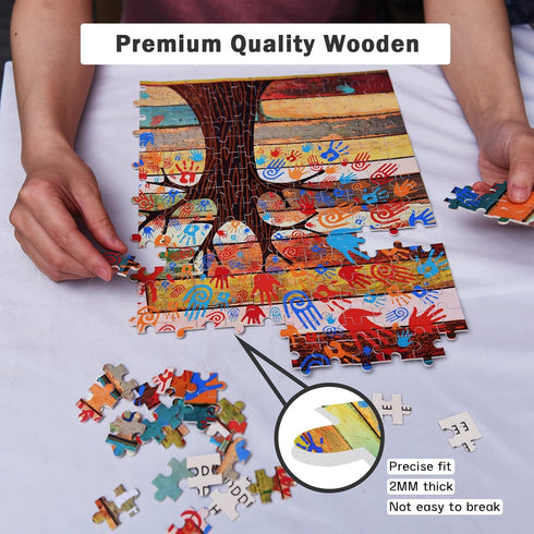 Religious Puzzles 500 Piece Puzzles for Adults - Christian Puzzles Inspirational Wooden Jigsaw Puzzles for Family Activities Games Christian Gifts...