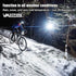 Bike Lights for Night Riding Front and Back 1200 Lumen 6H Spot/Flood/Combo 3 Beams Bike Headlight Aluminum Mounts VASTFIRE USB-C Rechargeable Disp...