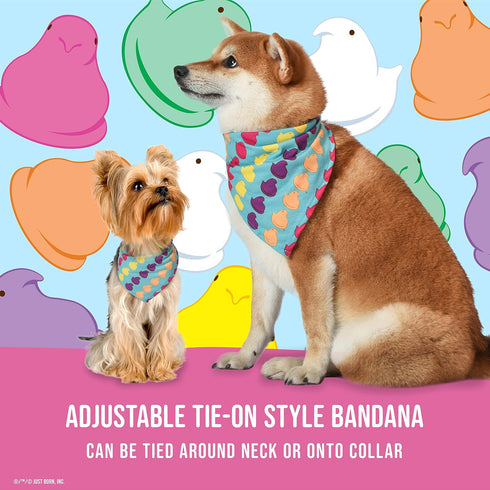 Chick Rainbow Print Dog Bandana, Medium/Large | Large Dog Bandana Officially Licensed Pet Product | Cute, Soft, Machine Washable Dog Apparel & Acc...