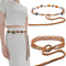 Women's Bohemian Style Braid Belt, Woven Waist Belt for Dress - 3Pcs...