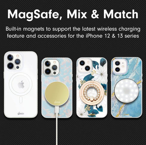 Sonix | Compatible with MagSafe iPhone 13 Pro Case Floral | 10ft Drop Tested | Delilah Flower...