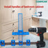 Cabinet Hardware Jig, Cabinet Hardware Template Tool-Adjustable Drill Guide for Fast and Accurate Installation of Door and Drawer Front Knobs, Pul...