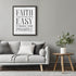 Posterizer 1 pcs-Faith It Does Not Make Things Easy Luke 1: 37 Bible verse-Religious Posters-Quotes and Poems-Gifts for Christians- UNFRAMED Wall ...