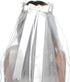 Girls First Communion White Floral Wreath Veil...