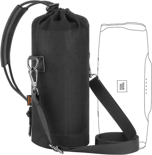 Desing Wish Speaker Carrying Case Bag Compatible with JBL Charge 3/ Charge 4/ Pulse 3 - Portable Bluetooth Speaker, Anti Scratch Speaker Protector...