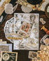 Knaid 200 Pieces Vintage Ephemera Pack Decoupage Paper Junk Journal Kit Scrapbook Planner Sticker Supplies for Art Journaling Bullet Journals Coll...