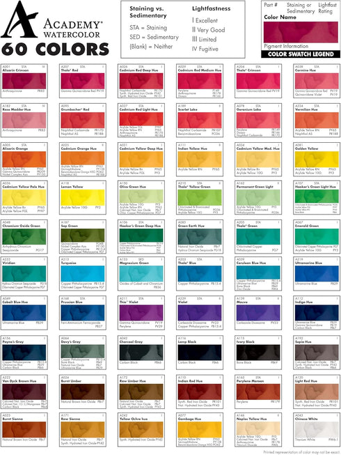 Grumbacher Academy Watercolor Paint, 7.5ml/0.25 Ounce, Mauve (A139)...