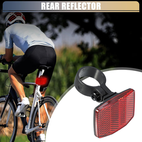 X AUTOHAUX Bike Reflectors 2.7cm 1.06" ID Bicycle Warning Reflector Bike Accessories Plastic Red...