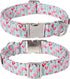 Lionet Paws Design Dogs Collar Cute Flower Sailor Bow Dog Collars for Girl Female Small Medium Dogs with Tulips S...