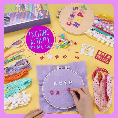 LAOESE Dream Catcher Kids Craft Kits - 2 Set Wall Hanging Arts and Crafts - Art Supplies Crafts Gift for Teens, Kid Toys Birthday Gift for Girls A...