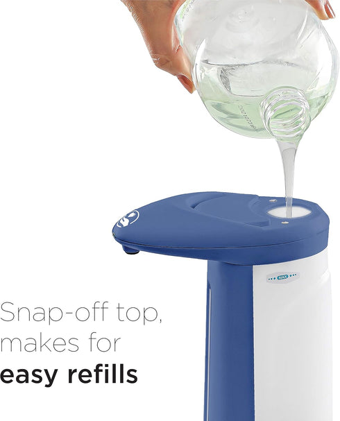 Touchless Soap, Hand Sanitizer Dispenser – Battery Operated Automatic Soap Dispenser with Dripless Design, Motion Sensor, Easy Clean (355 ml / 12 ...