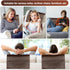 Recliner Headrest Protector Faux Leather Headrest Cover for Recliner Chair Couch Headrest Cover for Furniture Sofa Protector Chair Arm Covers for ...