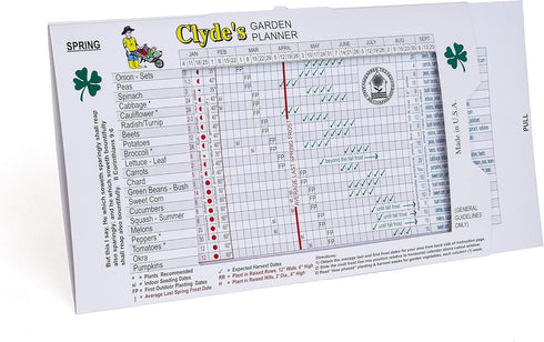 Clyde's Garden Planner - Clyde's Vegetable Planting Slide Chart...