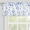 Valance for Windows Watercolor Leaves Print Rod Pocket for Kitchen 52 x 14 Inches, Blue/Gray...