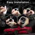 LivTee 2 PCS Crystal Double Rhinestone Car Engine Start Stop Decoration Ring, Bling Car Interior Accessories for Women, Push to Start Button Cover...