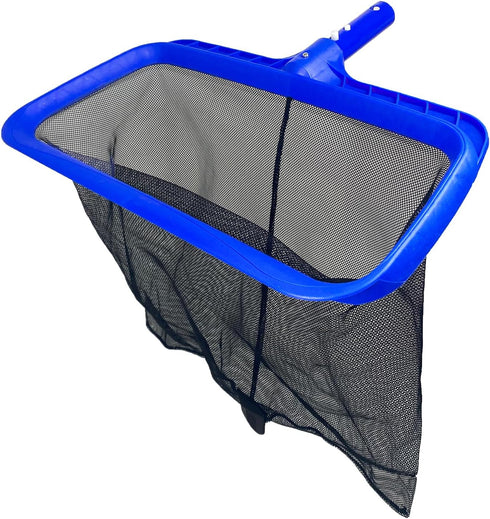 Pool Skimmer Net, Fine Mesh Pool Leaf Net with Durable Deep Net, Larger Capacity Leaf Skimmer Net for Pool Cleaning, Debris Pickup Removal, Easy S...