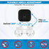 Blink Mini Compatible Secure Suction Mount Bracket with Dual Suction Cups Allows 360 Swivel – Affixes to Stainless Steel, Window Glass, Mirror and...
