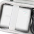 khanka Hard Travel Case Replacement for Anker PowerCore 13000 13000mAh 10400 Portable 2-Port Ultra Battery Power Bank (Long White Zipper)......
