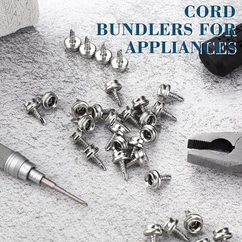 Boat Canvas Snaps Stainless Steel Screw Boat Cover Snaps Metal Snaps 3/8 Inch Socket Snap Screw Stud Canvas Snap Tool for Boat Covers (24 Pcs)...