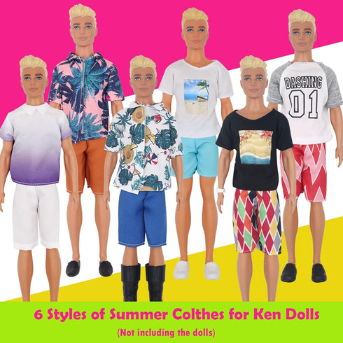 EuTengHao 78Pcs Doll Clothes and Accessories for 11.5 Inch Girl Doll and 12 Inch Boy Doll includes 28 Wear Clothes Shoes and Lovers Outfit Sky Whe...