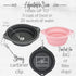 Lucky Love Dog Travel Dog Bowl, Collapsible Compact Water Dog Dish, Rose...