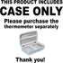 CaseSack Thermometer Case for Ear/Infrared Thermometer Like Braun ThermoScan 7, 7+, 5 IRT6500, 3; iProven, iHealth, MILDSIX, KDT, EasyEast, CandyC...